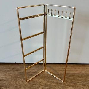 URBAN OUTFITTERS FOLDING GOLD JEWELRY HOLDER